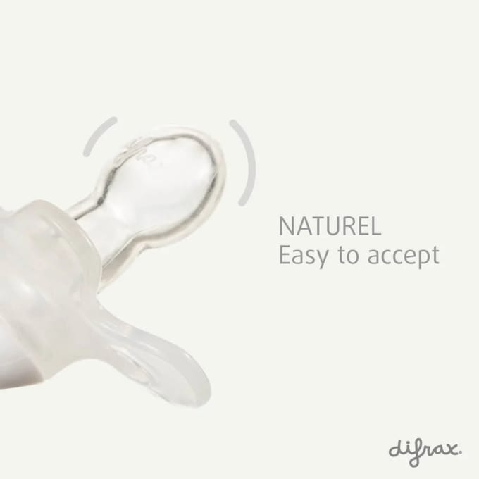 Difrax - Natural Speen - 6+ Maanden - Woezel en Pip - 1 stuk