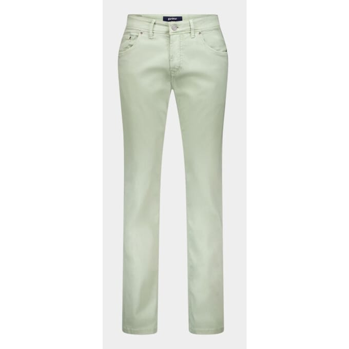 Gardeur Broek Sandro-1 Move Lite Stretch Performance Cotton Tencel Blend Khaki / male