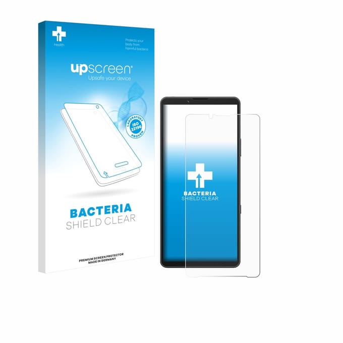 upscreen - Screenprotector voor Sony Xperia 10 VII - Folie Beschermfolie transparant antibacterieel