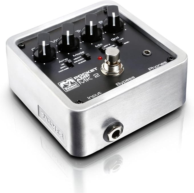 Draagbare Gitaar Preamp & DI-Box - Compacte Versterker Simulatie voor Opname