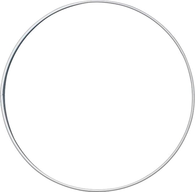 Draadringen Set - Knutselringen MDF - Decoratie Maken - Natuurlijk Materiaal - 18 cm - Wit