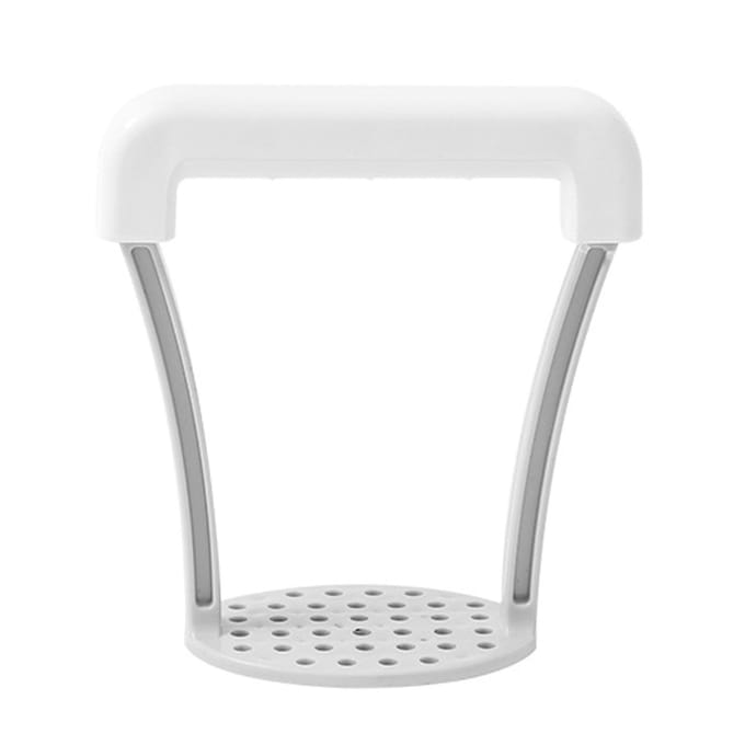 Groentestamper PP Multifunctioneel Draagbaar Handmatig Aardappelstamper voor Kamperen Thuis white