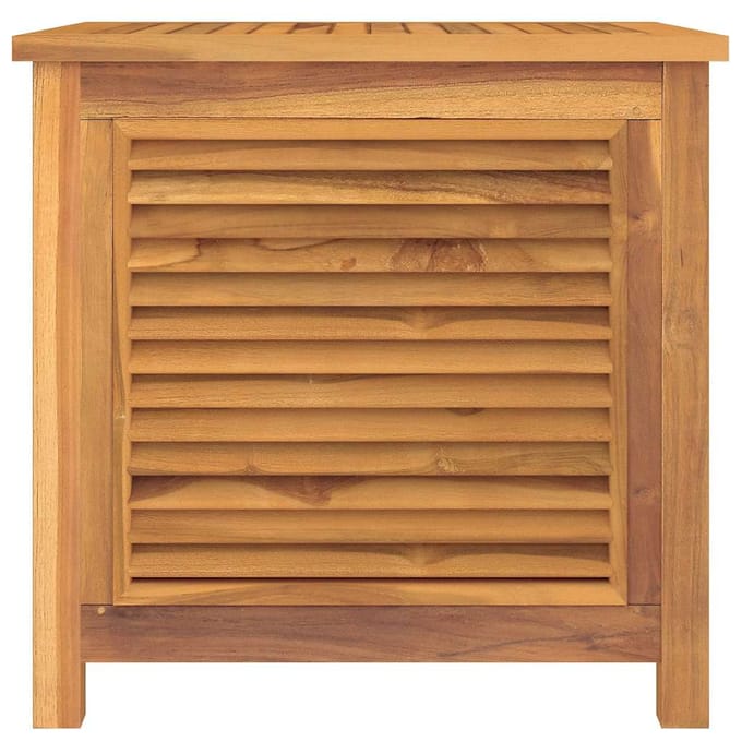 vidaXL - Tuinbox - met - zak - 60x50x58 - cm - massief - teakhout