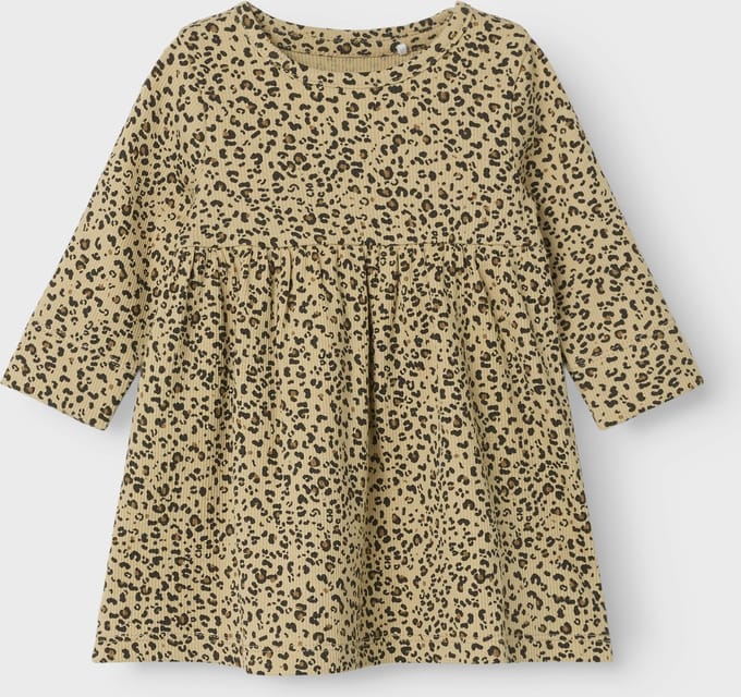 Name It - Jurkje - Nillie - Panterprint - Latte - Maat 62