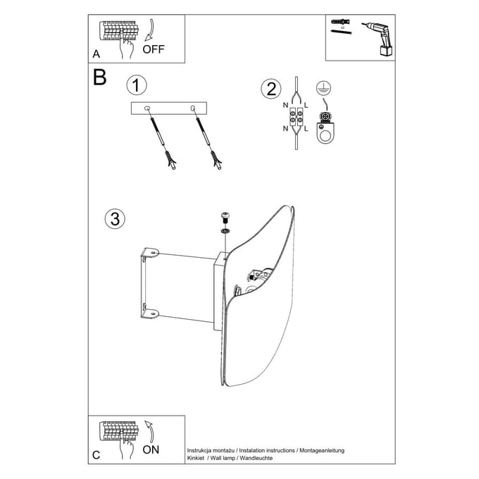 Wandlamp TILA 30 met strakke rechthoekige behuizing - Sollux Lighting - IP20 - Wit staal behuizing - 30 x 11 x 13 cm - 1 x G9 LED, exclusief lichtbron - Max. 8 W - Moderne wandlamp voor eetkamer, slaapkamer en hal