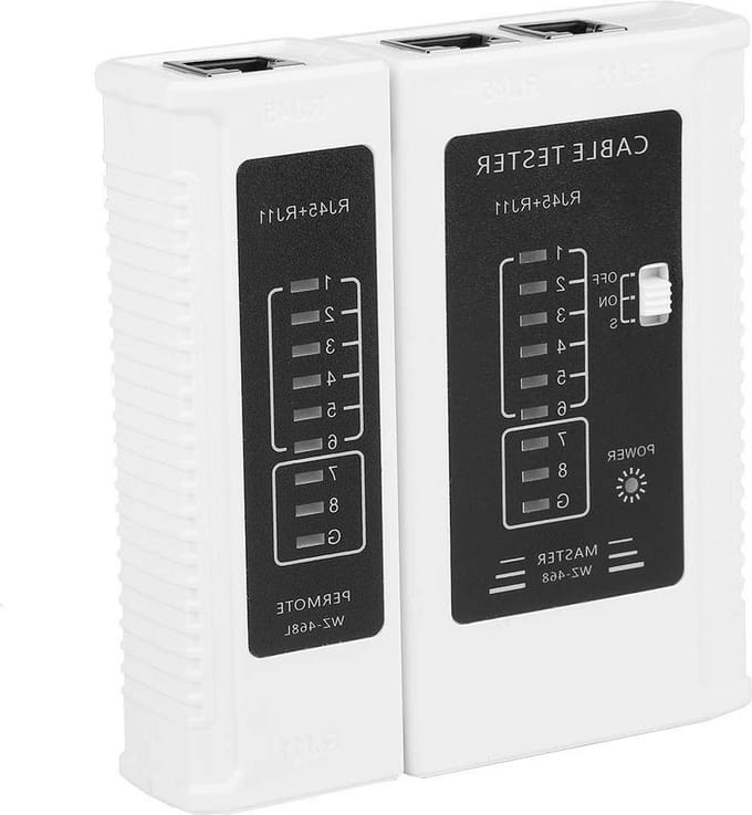 2-in-1 Multi-Function Netwerktester voor RJ45 RJ11 - Continuïteitstest en Kabeltest