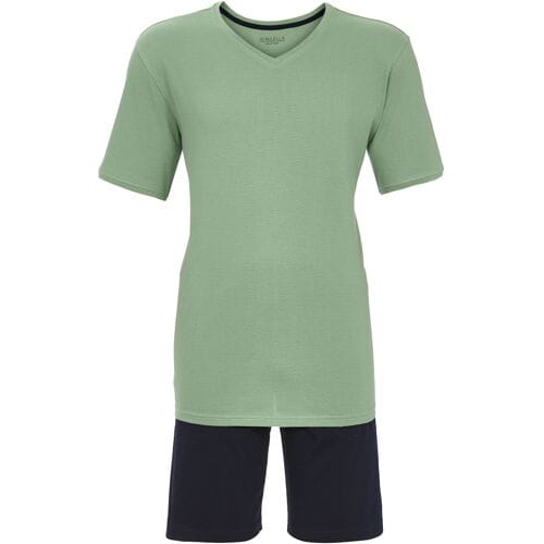 Ringella Katoenen heren shortama groen Groen man 60
