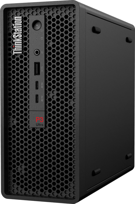 Lenovo ThinkStation P3 Ultra SFF Gen 2 Intel Core Ultra 7 265 32 GB DDR5-SDRAM 512 GB SSD Windows 11 Pro Mini Tower Workstation Zwart