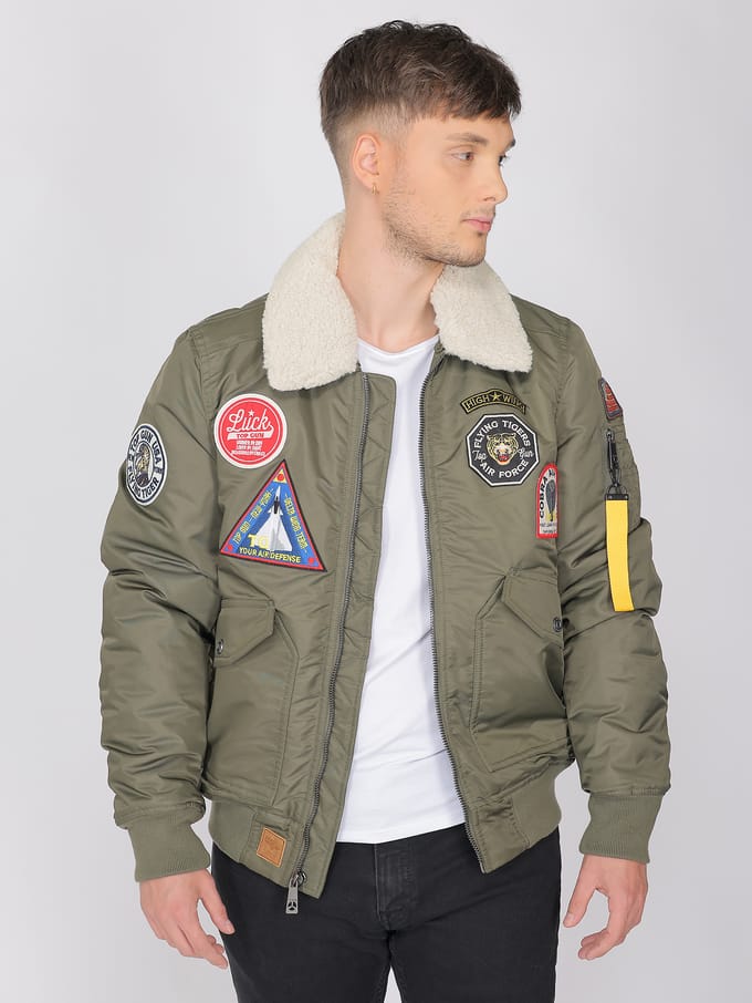 Top Gun bomberjack TG23003 met imitatiebontkraag
