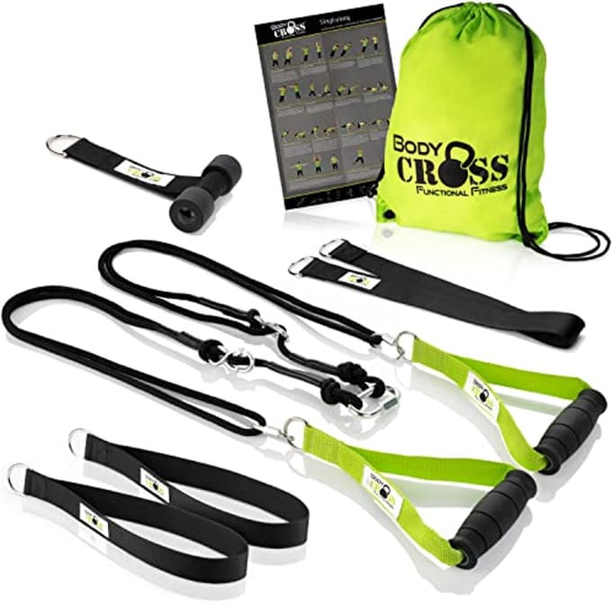 Sling Trainer voor Thuis en Buiten, Krachttraining Set met Deuranker en Trainingsplan