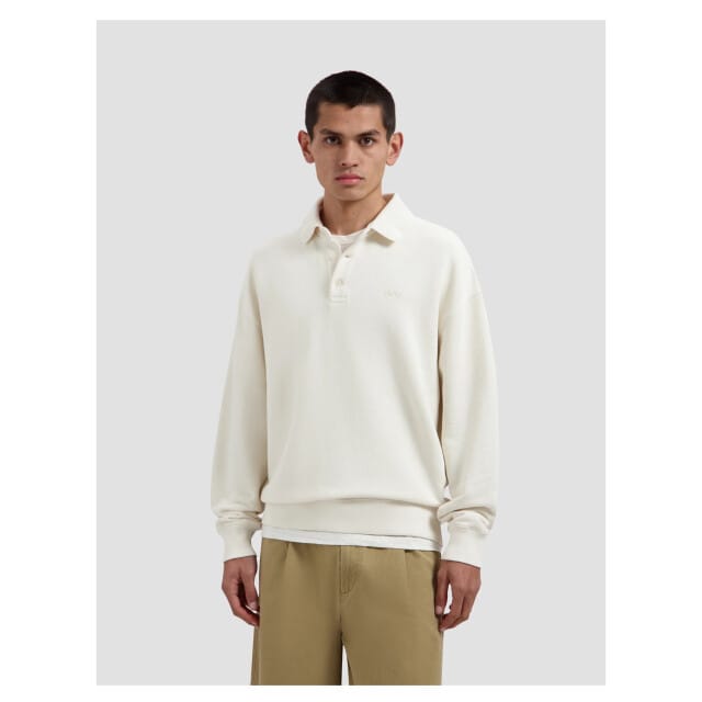 Olaf Signature Oversized Polo Polos Off White M250203
