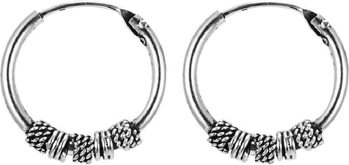 Fako Bijoux® - Bali Oorringen - Luki - 15mm - Zilverkleurig