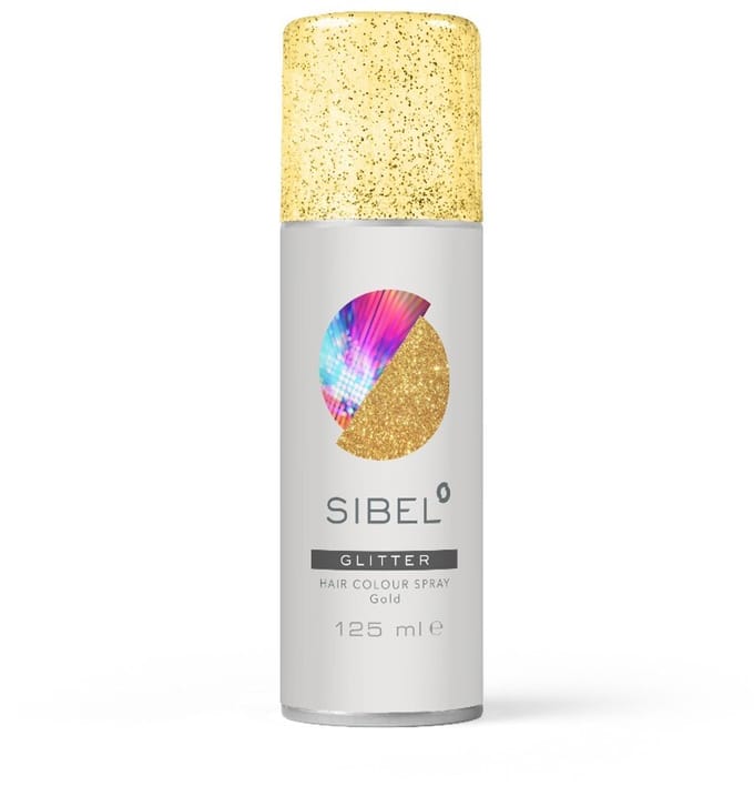 Sibel Kleurspray goud glitter 125ml
