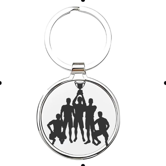 Akyol - Voetbal Sleutelhanger - voetbal - liefhebber - Cadeau - Sport - 2,5 x 2,5 CM
