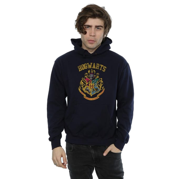 Harry Potter Heren Zweinstein Varsity Hoodie (Marineblauw)