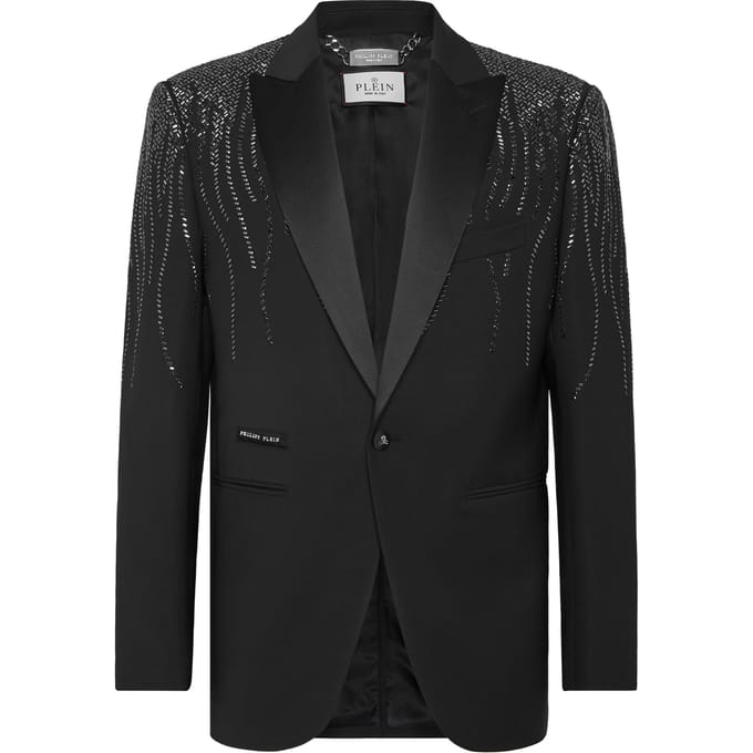 Blazer Met Één Knoop Slim Fit