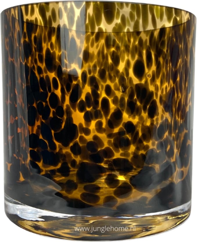 Celtic cheetah Theelichthouder 12 x H12 cm - 1 stuk