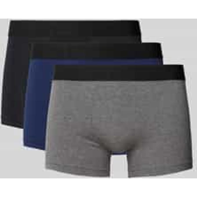 Hom - Tonal Pack#2 - Boxer Brief 3pack - Zwart/Navy/Grijs - Maat M