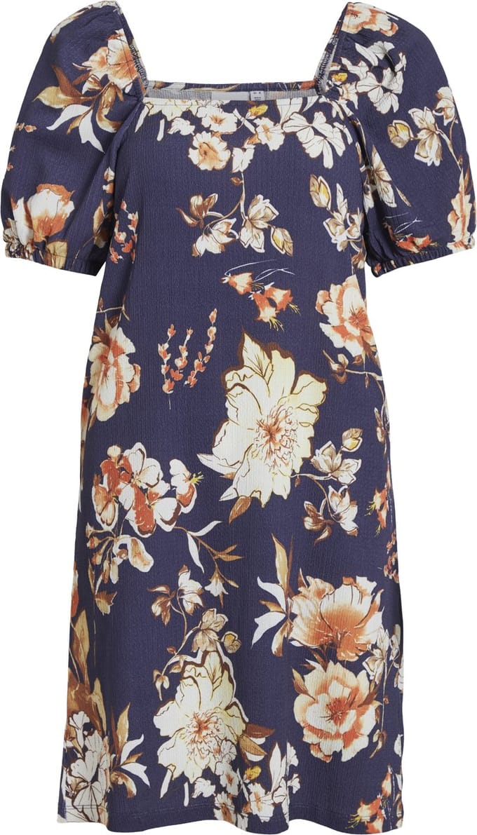 VILA - VISOPA S/S SQUARE NECK DRESS /KA - Dames - Mini jurken