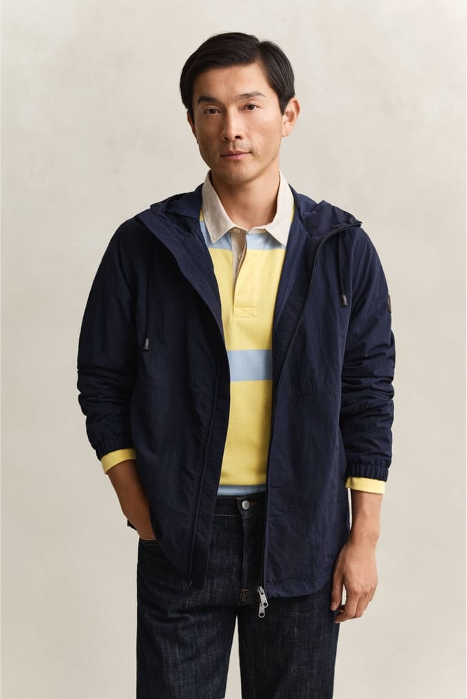 Windbreaker met capuchon Gant