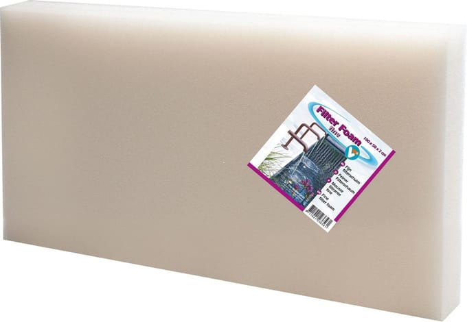 Velda VT filter foam 100 x 50 x 2 cm wit