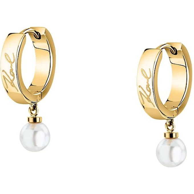 Karl Lagerfeld - KLAYR15 - Oorbellen - Dames - PEARL