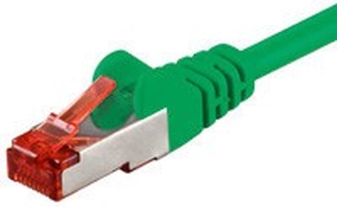 Danicom CAT6 S/FTP (PIMF) patchkabel - 50 meter groen - netwerkkabel - internetkabel - UTP kabel - RJ45 - 1000 mbit/s
