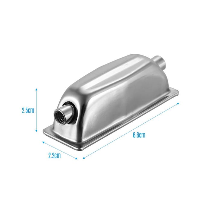 5 stuks/verpakking dubbelzijdige rechthoekige snare drum lug klauw haken oor drum set onderdelen accessoires gray