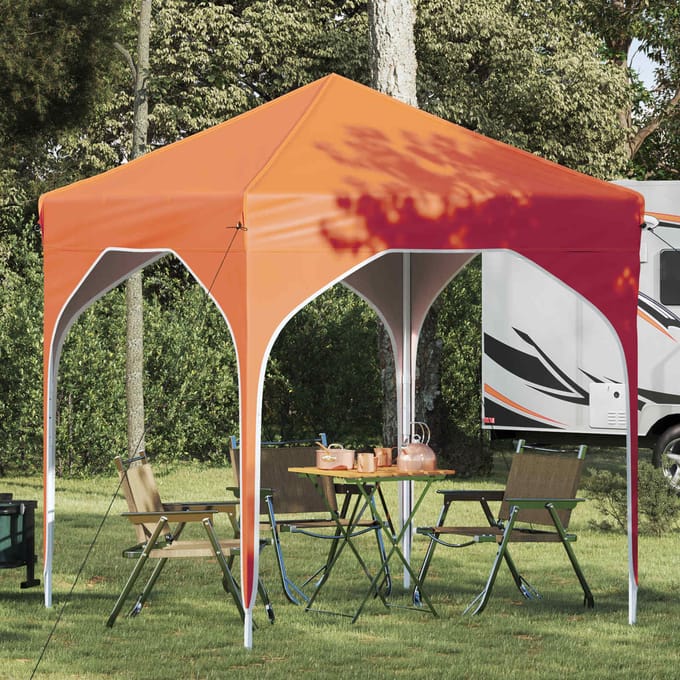 vidaXL - Pop-up - Feesttent - 194 - x - 194 - x - 245 - cm - Oranje