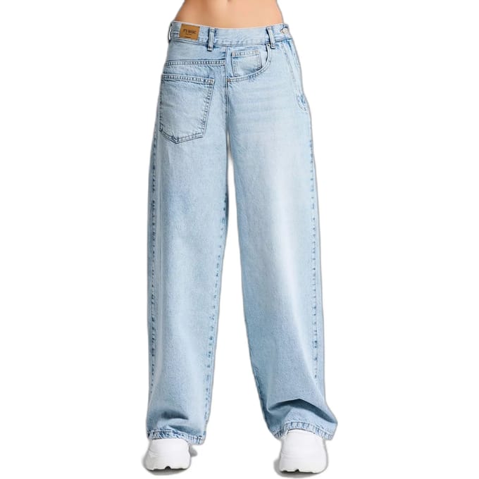 It's Basic - MEGA BAGGY MID RISE JEANS