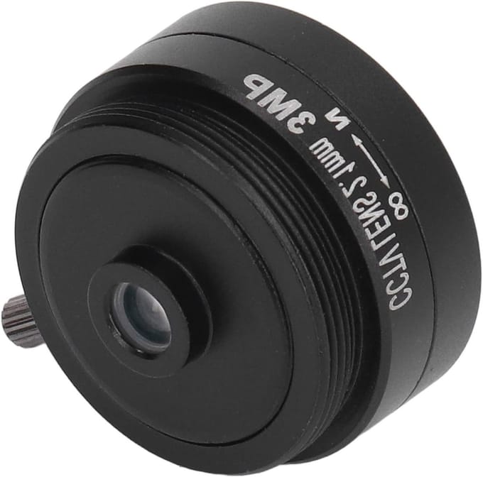CCTV lens met CS-mount, aluminium legering, groothoek voor bewakingscamera's en videobewaking