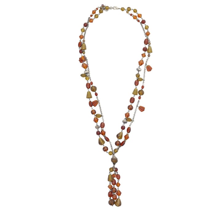 Behave – Handgemaakte Y-ketting dames – Boho chic herfststijl