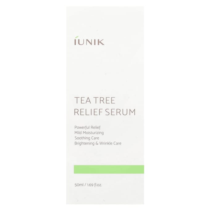 iUNIK, Tea Tree Relief Serum, 50 ml (1,71 fl oz) white