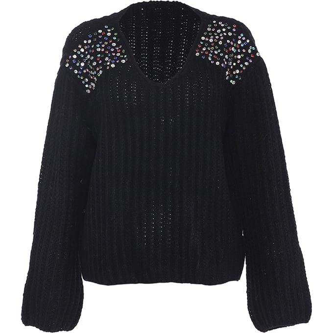Faina Jumper Dames zwart
