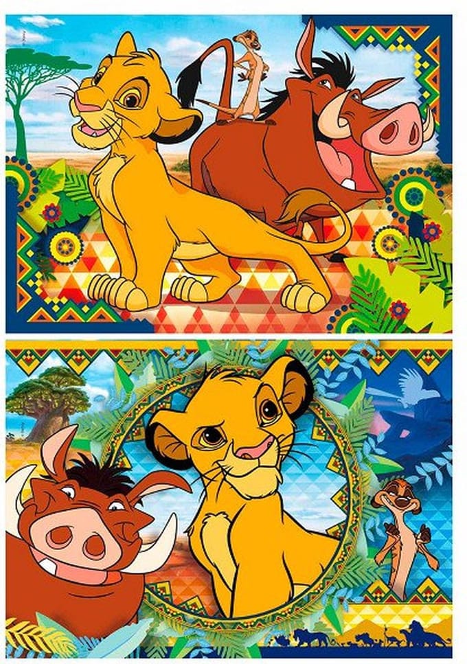 Clementoni 2x60 pcs. Puzzles Kids Special Collection Lion Kin