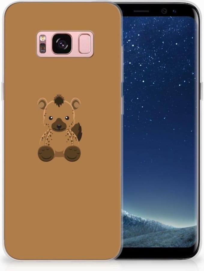 Samsung Galaxy S8 Telefoonhoesje met Naam Baby Hyena