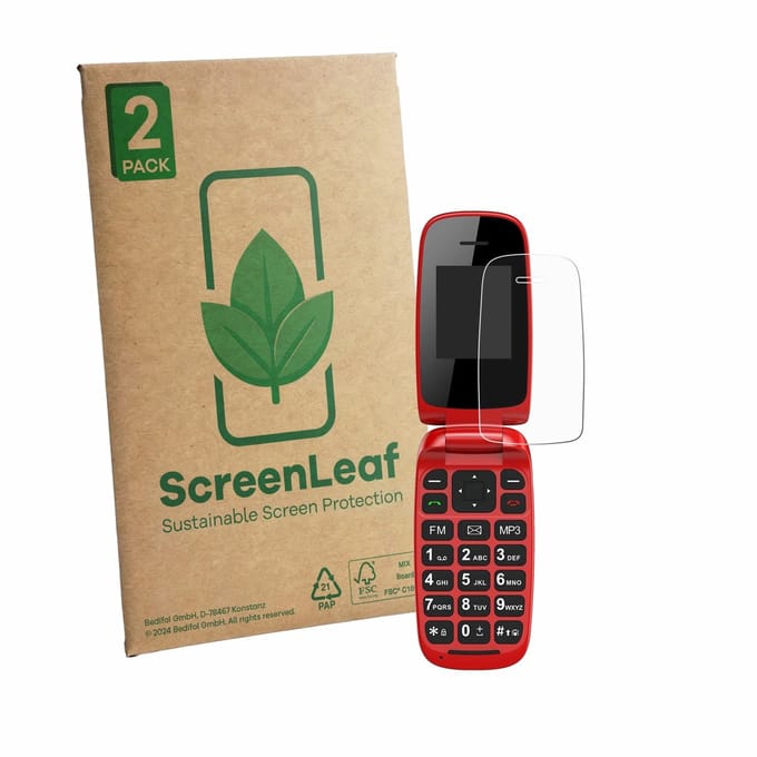 2 Stuks Screenprotector voor Chakeyake R341 - Hoogwaardige Beschermfolie transparant