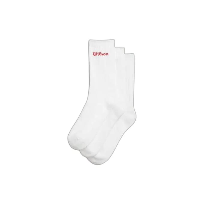 Wilson Crew Logo Sokken 3 Eenheden Wit EU 43-46