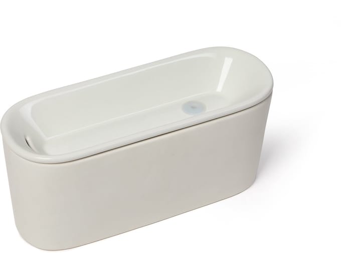 Cat Mate 800ml Keramische Waterfonteintje voor Katten - Lichtgrijs