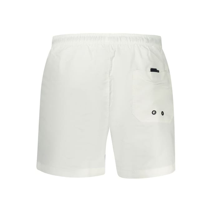 North Sails Witte Polyester Heren Zwem Boxer