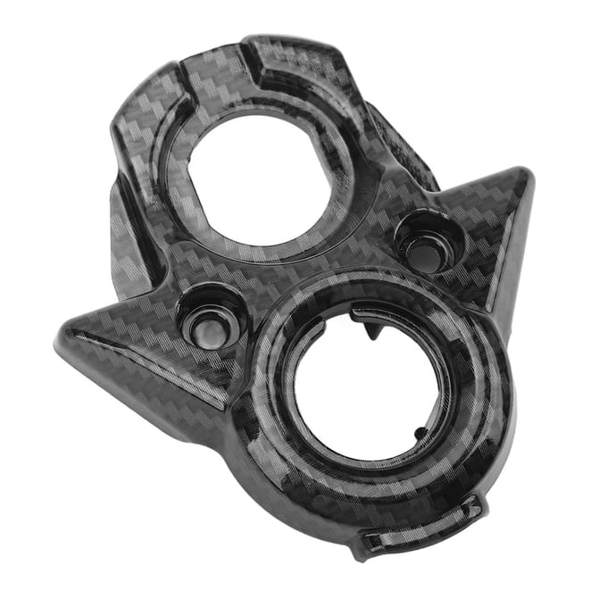 Cache décoratif de commande centrale motif fibre de carbone remplacement pour SurRon Light Bee X S black