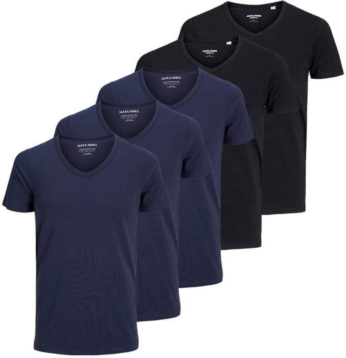 Jack & Jones Heren t-shirt 5 pack Essentials
