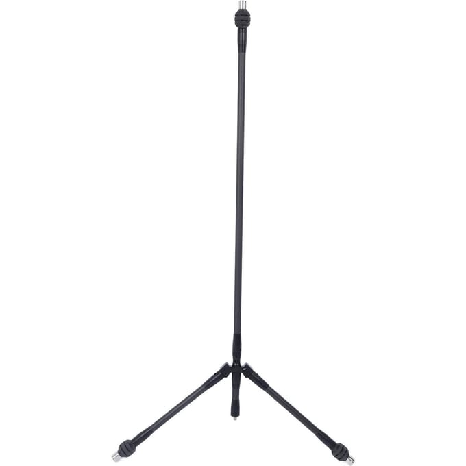 Support d'arc recourbé Hauteur 28 pouces Léger Durable Carbone Pur Support d'arc d'archerie pour Arc Recourbé Noir noir