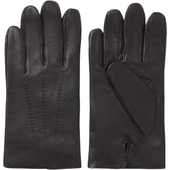 Boss Heren Hainz Me Fleece Handschoenen (Bruin)