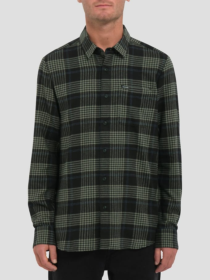 Volcom Caden Plaid Shirt zwart