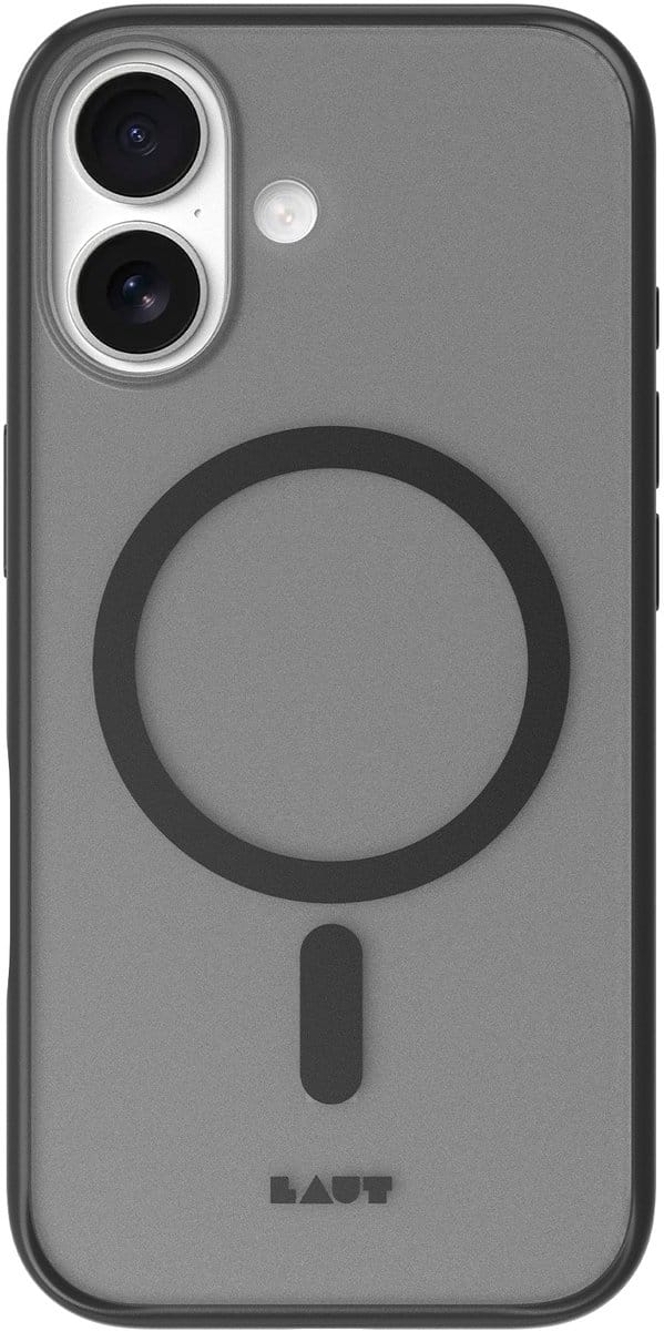 LAUT HUEX PROTECT Hoesje, Mat, Soft-Touch Afwerking, MagSafe® Compatibel, IMPKT Cell® Valbescherming, iPhone 17, Black