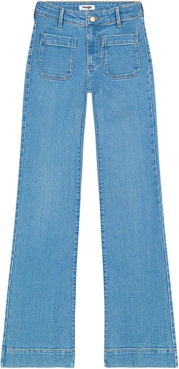 WRANGLER FLARE VELVET SKY FLARE DAMES