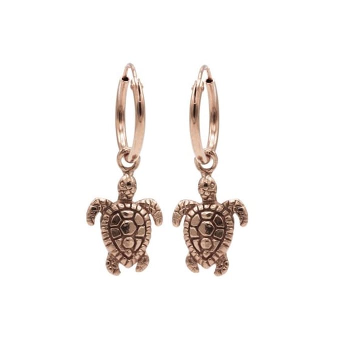 Karma symbols oorbel Turtle M1201 Rosé
