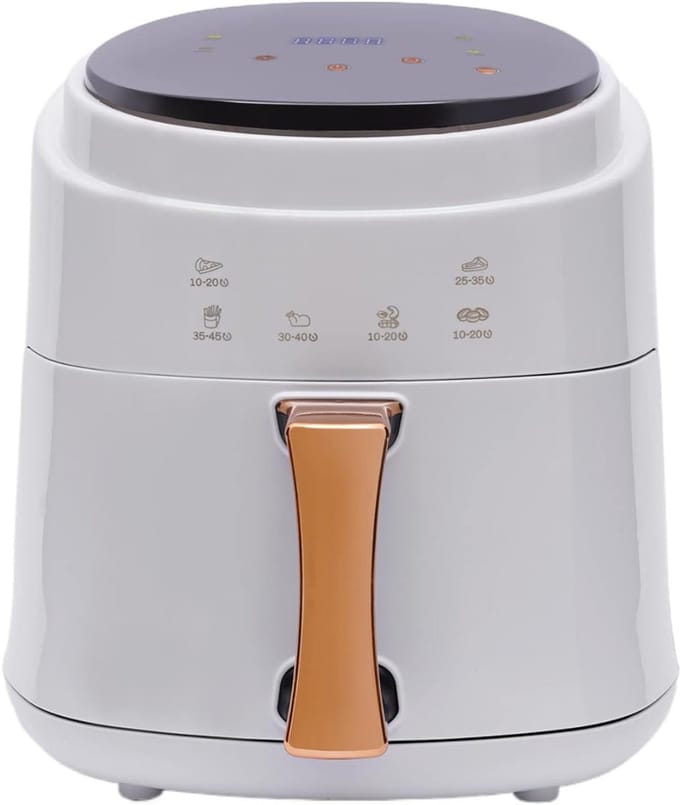 YOR® Mini Airfryer - Heteluchtfriteuse - Airfryer - Wit - ‎26cm x 25cm x 30 cm; 3.24 kg