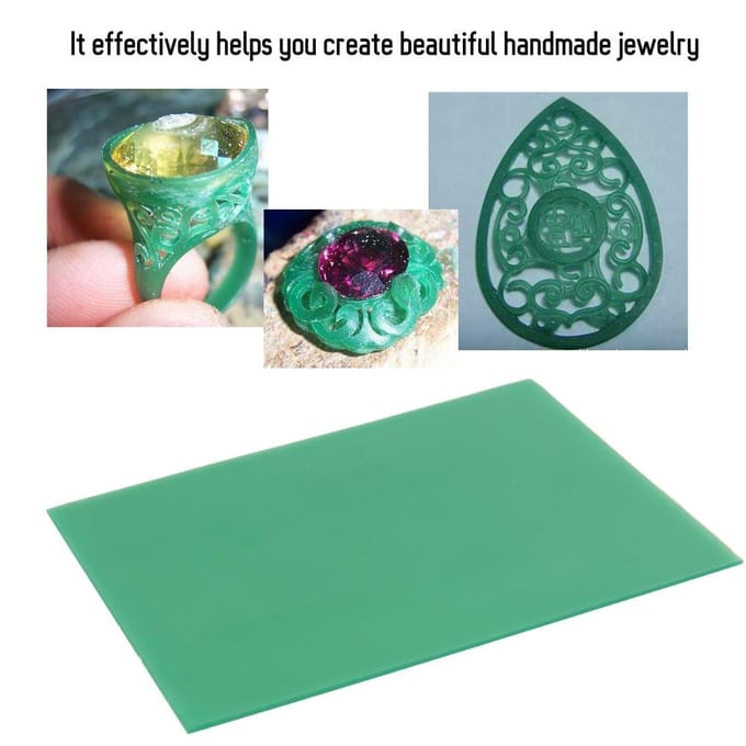 Groene Snijwas Sieraden Graveren Waxen Gereedschap Juwelen Maken Model (1.2mm) blue